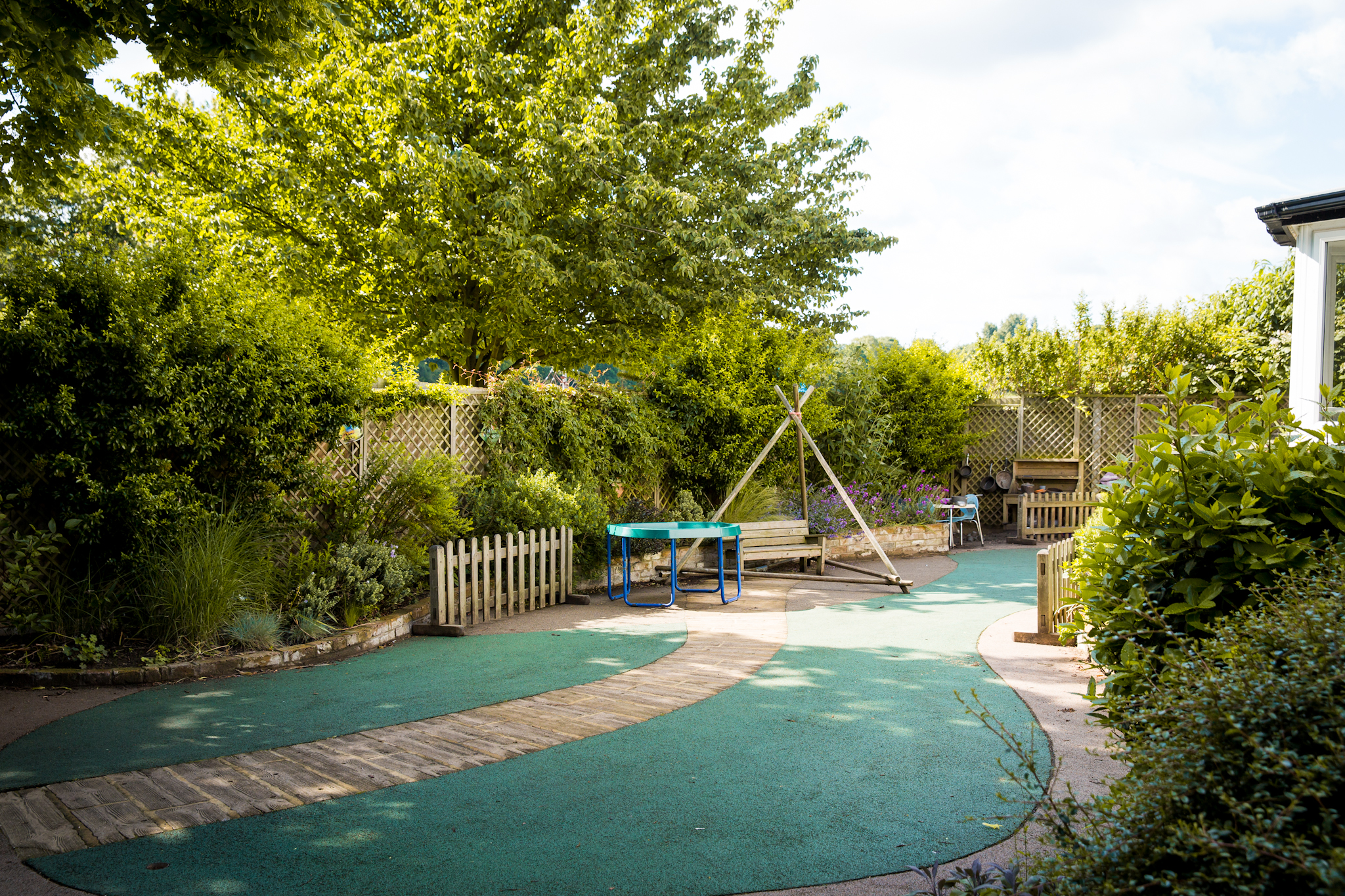 Garden play area
